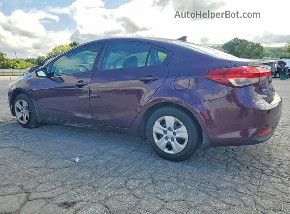 3KPFK4A71JE190309 2018 KIA FORTE Burgundy უკანა მარჯვენა