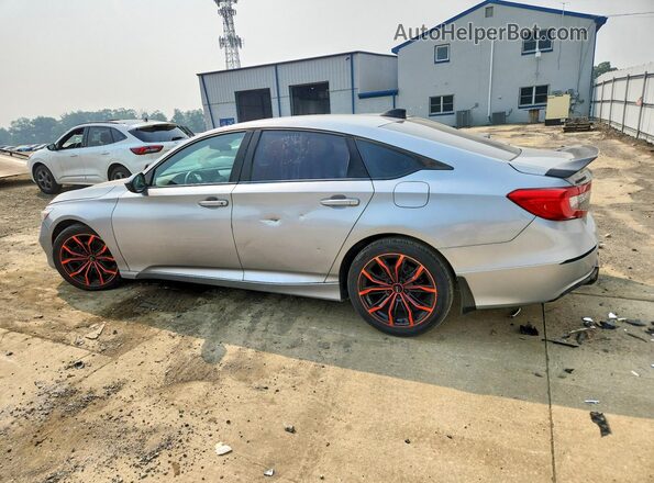 1HGCV1F30JA042820 2018 HONDA ACCORD Gray Հետևի աջ