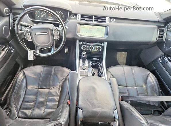 SALWV2FV1HA162373 2017 LAND ROVER RANGE Black Widok zestawu wskaźników