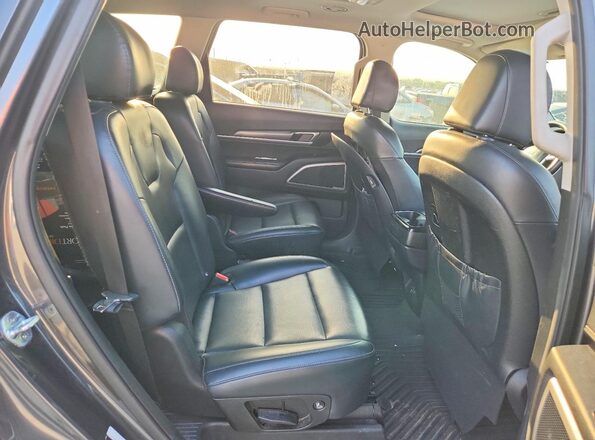 5XYP6DHC9NG242077 2022 KIA TELLURIDE Gray უკანა სალონის ხედი