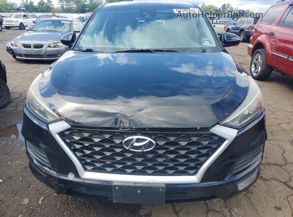 KM8J2CA49KU857605 2019 HYUNDAI TUCSON Black Widok z tyłu