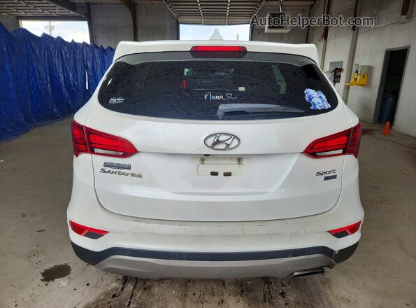 5XYZTDLB9HG441487 2017 HYUNDAI SANTA White Widok wnętrza z przodu