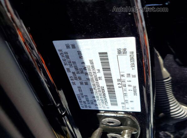 1FTEW3KP0RKF03612 2024 FORD F150 Black Vista de la etiqueta del VIN