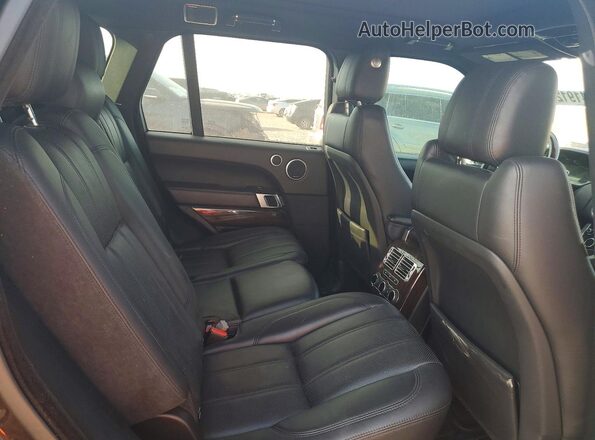 SALGS2KF1GA268946 2016 LAND ROVER RANGE ROVER Black Սալոնի հետևի տեսք