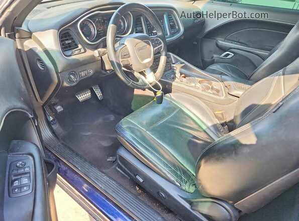 2C3CDZAG1GH322156 2016 DODGE CHALLENGER Blue Instrument cluster view
