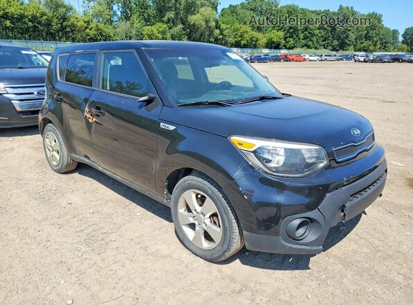 KNDJN2A21H7882459 2017 KIA SOUL Black Widok z przodu