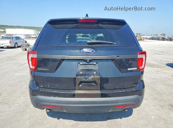 1FM5K8AT3HGC35594 2017 FORD EXPLORER Black Widok wnętrza z przodu