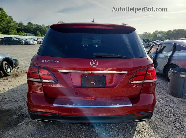 4JGDA5JB7HA826888 2017 MERCEDES-BENZ GLE Red Widok wnętrza z przodu