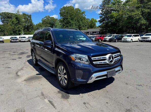 4JGDF6EE2HA815020 2017 MERCEDES-BENZ GLS-CLASS Синий Вид спереди