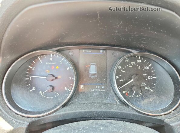 KNMAT2MV5KP534487 2019 NISSAN ROGUE Черный Вид задних сидений