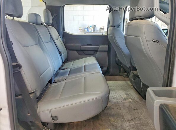 1FTEW1C5XMKE44109 2021 FORD F150 White Widok wnętrza z tyłu