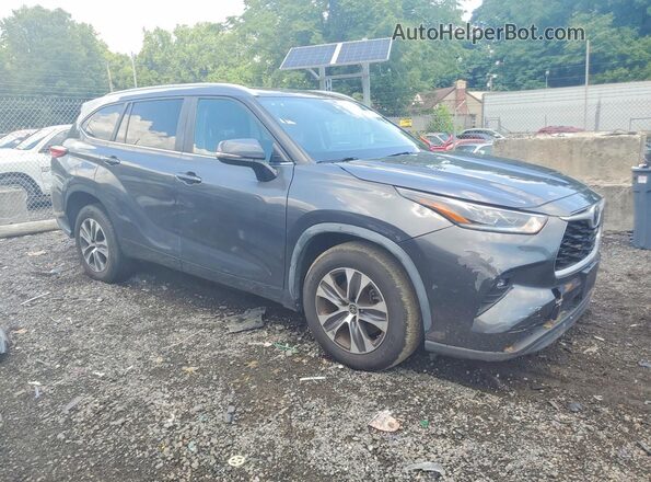 5TDKDRAH1PS003020 2023 TOYOTA HIGHLANDER Gray Vista frontal