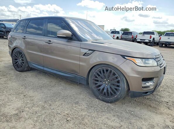 SALWR2PF9GA106272 2016 LAND ROVER RANGE Желто-коричневый Вид спереди