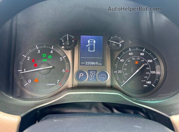 JTJBM7FX2G5146209 2016 LEXUS GX White Vista del cuadro de instrumentos