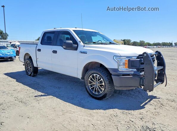 1FTEW1P46KKD91682 2019 FORD F150 White Front view
