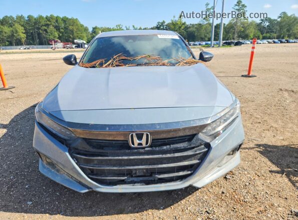 1HGCV1F39MA007505 2021 HONDA ACCORD Gray Вид ззаду