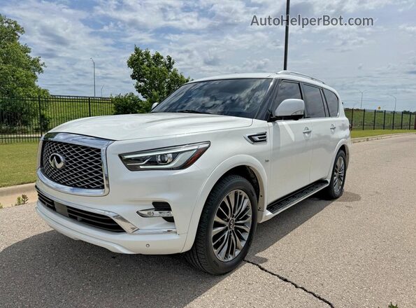 JN8AZ2NF2K9682725 2019 INFINITI QX80 Белый Задняя правая четверть