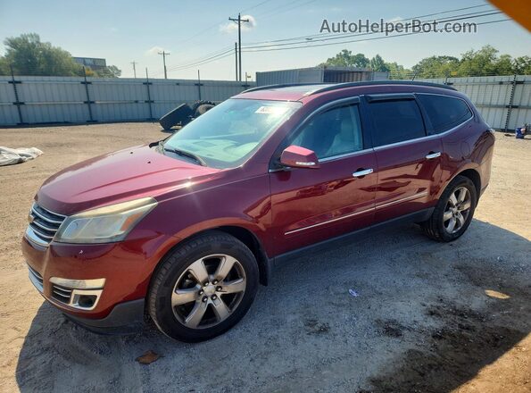 1GNKRJKD6GJ219190 2016 CHEVROLET TRAVERSE Red Rear left