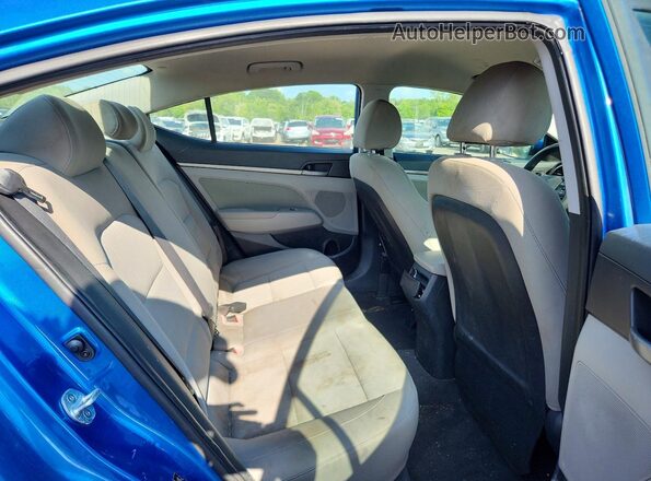 5NPD84LF1HH130238 2017 HYUNDAI ELANTRA Синий Вид задней части салона