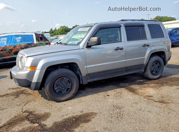 1C4NJRBB2HD194590 2017 JEEP PATRIOT Серебряный Задняя левая четверть
