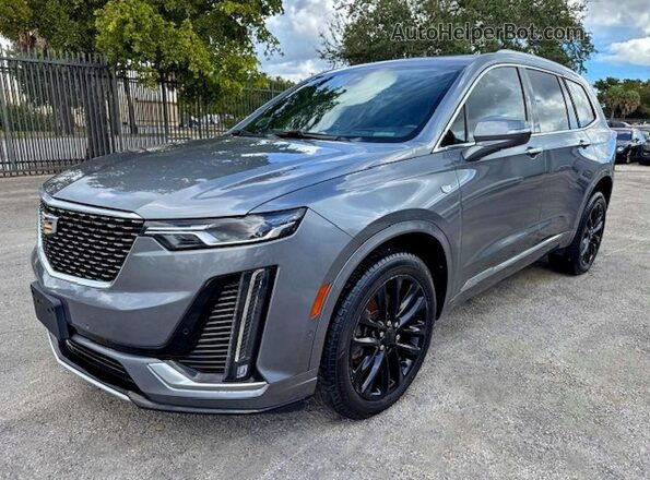 1GYKPDRS9LZ133642 2020 CADILLAC XT6 Gray Հետևի ձախ
