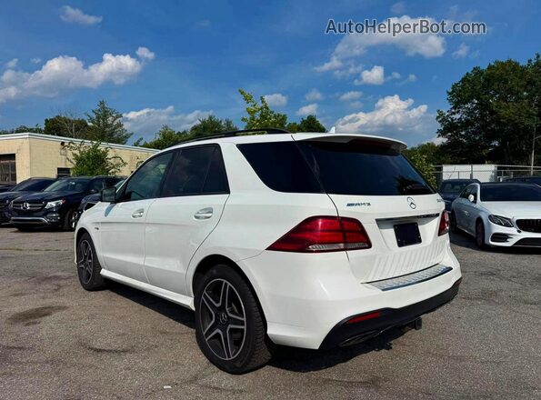 4JGDA6EB9JB005050 2018 MERCEDES-BENZ GLE White Передня права чверть