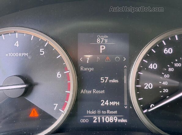 JTJBARBZ5G2095978 2016 LEXUS NX Серый Вид панели приборов