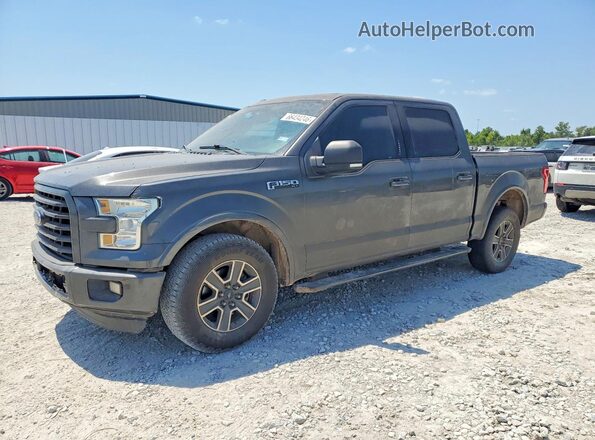 1FTEW1CP5GKD22148 2016 FORD F150 Gray Trasero izquierdo