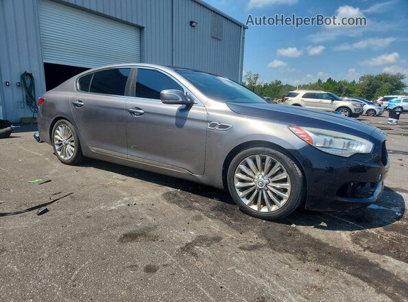 KNALU4D35G6031486 2016 KIA K900 Brown წინა ხედი