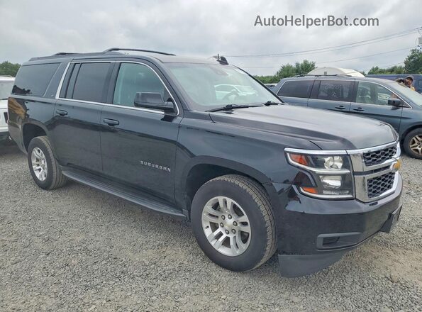 1GNSKHKC9JR101289 2018 CHEVROLET SUBURBAN Black Front view