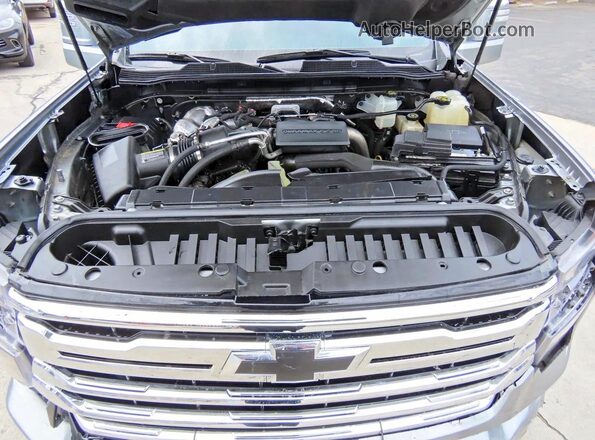2GC4YPEY7R1111227 2024 CHEVROLET SILVERADO Gray Առջևի վահանակի տեսք