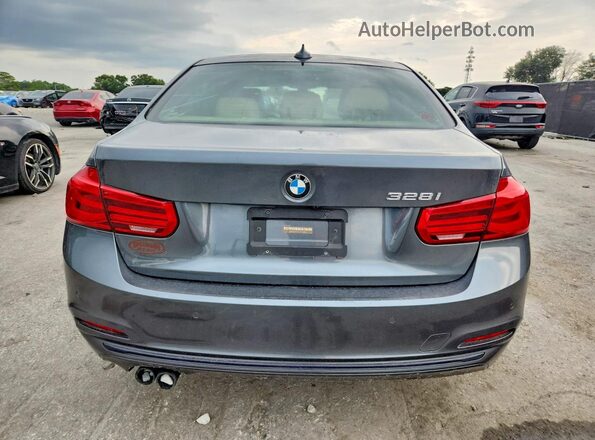 WBA8E9G53GNT47343 2016 BMW 3 SERIES Gray Вид салону спереду
