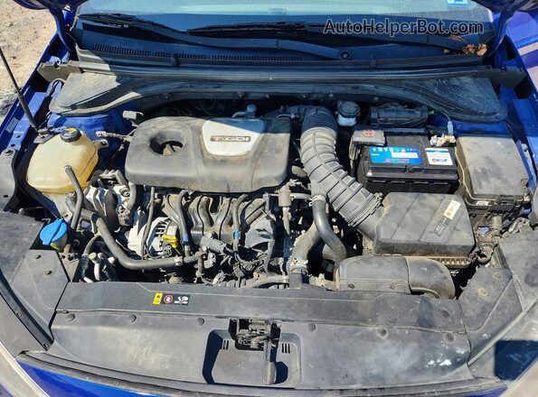 KMHD04LB1LU993975 2020 HYUNDAI ELANTRA Blue Vista del compartimento del motor