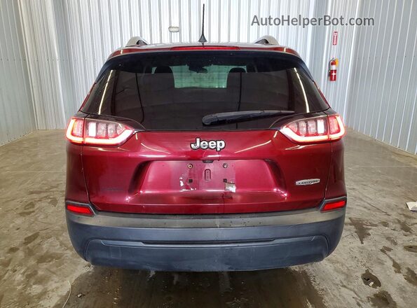 1C4PJLCB6KD123212 2019 JEEP CHEROKEE Red წინა სალონის ხედი