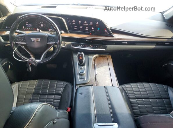 1GYS4RKL7MR431391 2021 CADILLAC ESCALADE Black Widok zestawu wskaźników