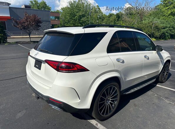 4JGFB4JB2MA406689 2021 MERCEDES-BENZ GLE Белый Передняя правая четверть