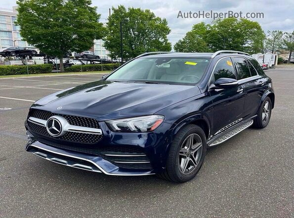 4JGFB4KBXLA209301 2020 MERCEDES-BENZ GLE Blue Задня права чверть