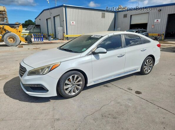 5NPE34AF0GH272858 2016 HYUNDAI SONATA White Հետևի ձախ