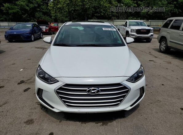 5NPD84LF5JH214679 2018 HYUNDAI ELANTRA White Հետևի տեսք