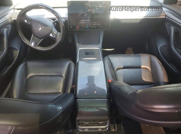 5YJ3E1EA2NF187191 2022 TESLA MODEL Черный Вид щитка приборов