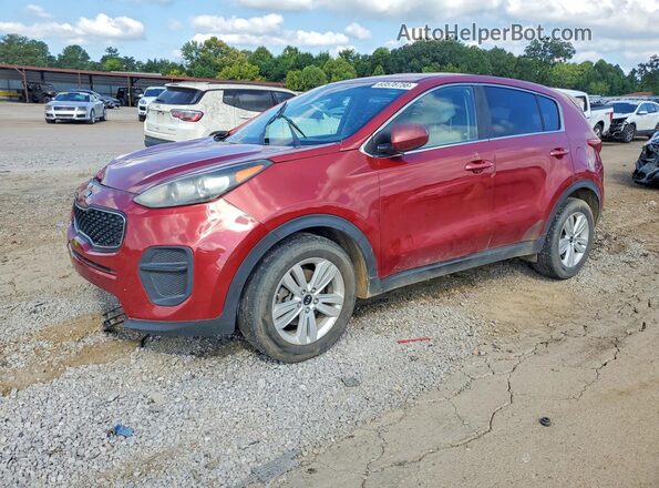 KNDPM3AC3H7296535 2017 KIA SPORTAGE Red უკანა მარცხენა