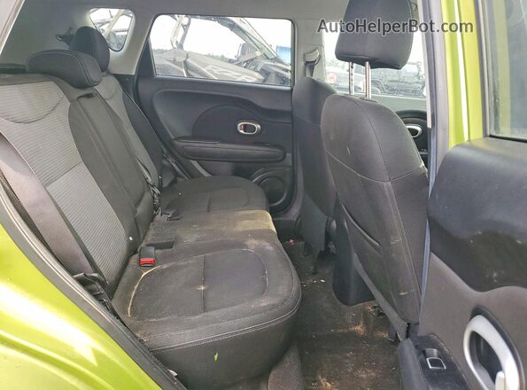 KNDJP3A50H7876713 2017 KIA SOUL Зеленый Вид задней части салона