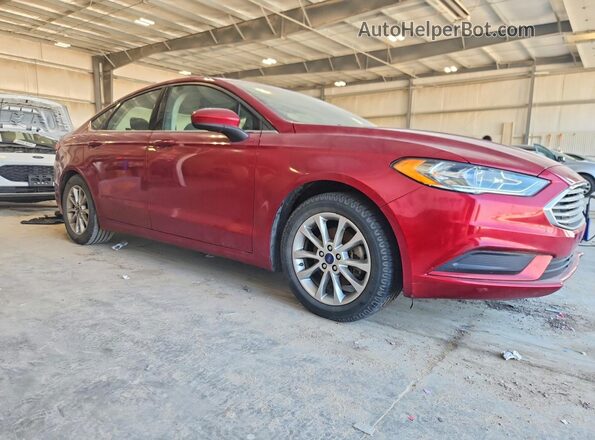 3FA6P0HD3HR257779 2017 FORD FUSION Maroon Vista frontal