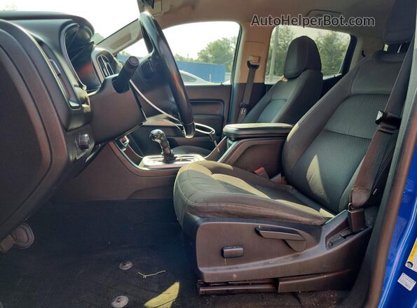 1GCGSCEN2J1258837 2018 CHEVROLET COLORADO Синий Вид панели приборов