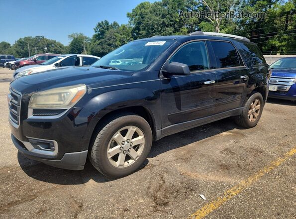 1GKKRPKD7GJ243837 2016 GMC ACADIA Black Tył lewy