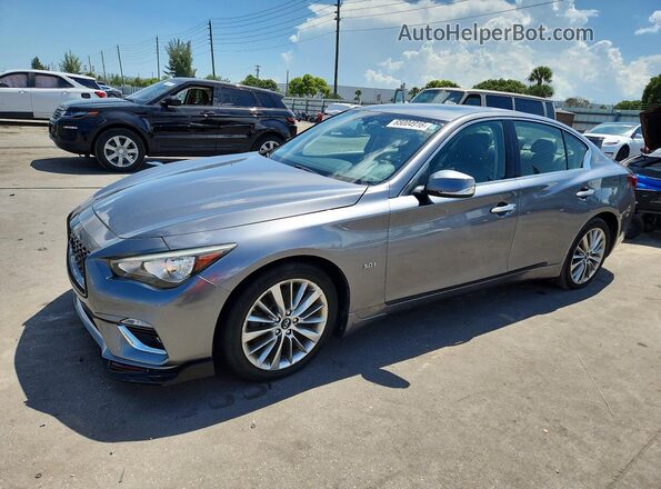 JN1EV7AR0JM441170 2018 INFINITI Q50 Gray უკანა მარცხენა