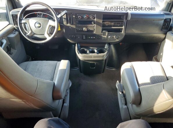 1GAZGMFG2K1278130 2019 CHEVROLET EXPRESS White Вид щитка приладів