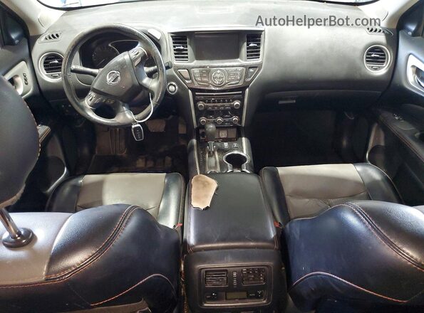 5N1DR2MM9KC641497 2019 NISSAN PATHFINDER Blue ხელსაწყოთა პანელის ხედი