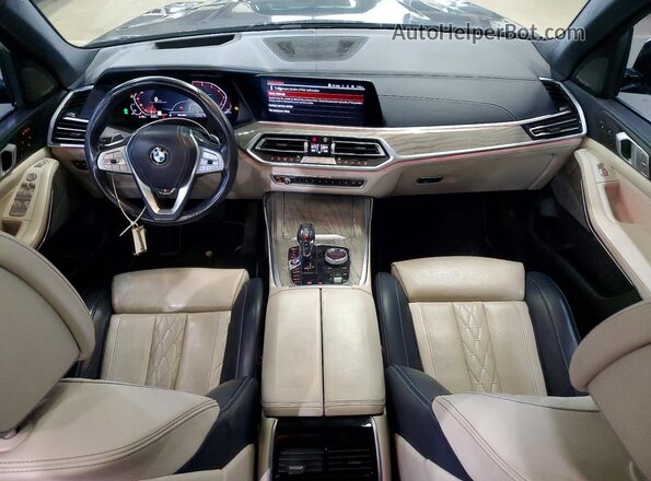 5UXCX4C58KLB39979 2019 BMW X7 Charcoal Vista del cuadro de instrumentos