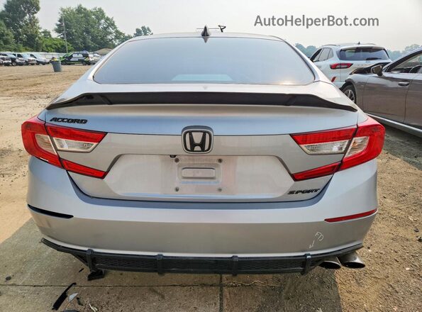 1HGCV1F30JA042820 2018 HONDA ACCORD Gray Սալոնի դիմացի տեսք